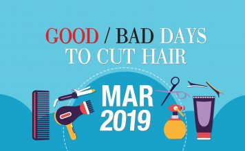 Good & Bad Days to Cut Hair for March 2019