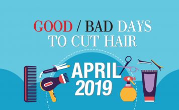 Good & Bad Days to Cut Hair for April 2019