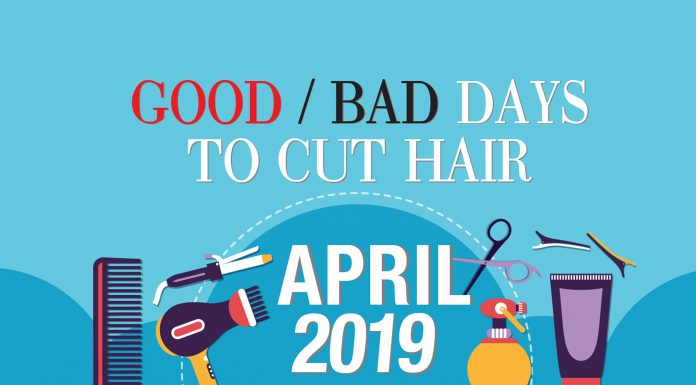 Good & Bad Days to Cut Hair for April 2019