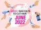 Good & Bad Days to Cut Hair for June 2022