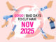 Good & Bad Days to Cut Hair for November 2025