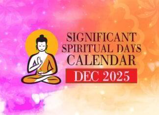 Significant Spiritual Days for December 2025