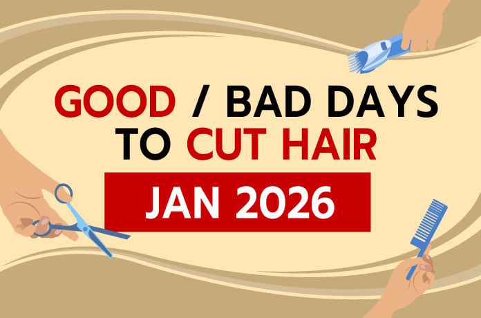 Good & Bad Days to Cut Hair for January 2026 - WOFS.com