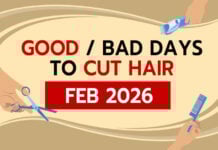 Good & Bad Days to Cut Hair for February 2026