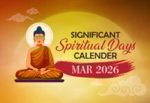 Significant Spiritual Days for March 2026
