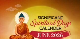 Significant Spiritual Days for June 2026