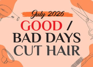 Good & Bad Days to Cut Hair for July 2026