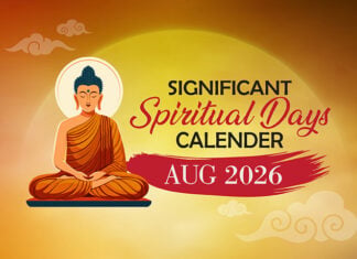 Significant Spiritual Days for August 2026