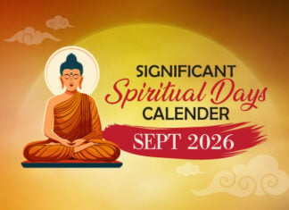 Significant Spiritual Days for September 2026